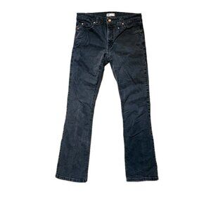 Vintage Dickies Bootcut Jeans Black Wash Denim Women's Size 8 Western